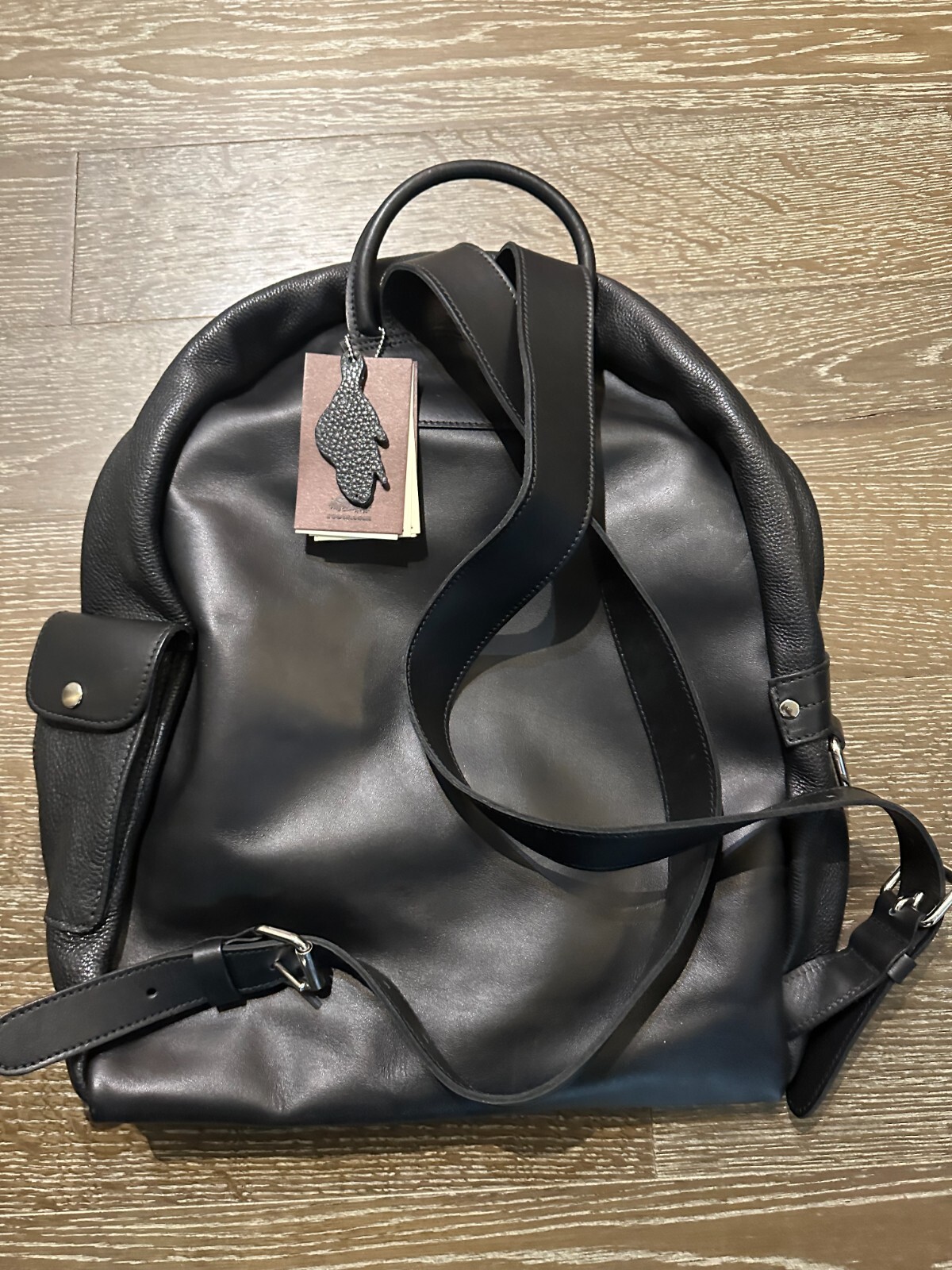 Canadian Roots Backpack Roots Canada Go Prince Brown Soft Pebble Leather Laptop Backpack NEW ...