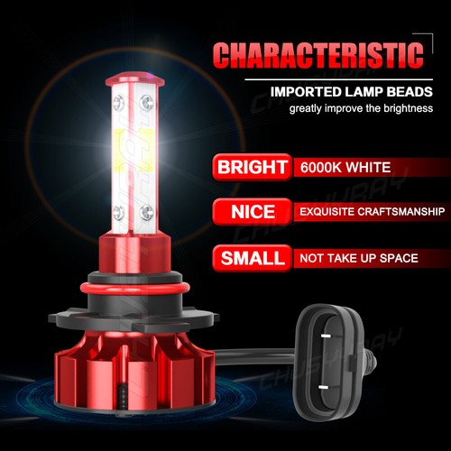 For 2016-2021 Honda Civic 4-Sides LED Headlight Bulbs Fit Sedan Coupe Hatchback - 第 9/24 張圖片