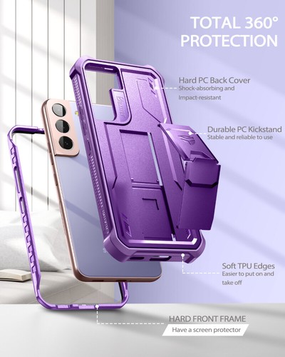 Funda Dexnor Cuerpo Completo Antigolpes para Samsung Galaxy S22 Soporte Incorporado - Imagen 26 de 63