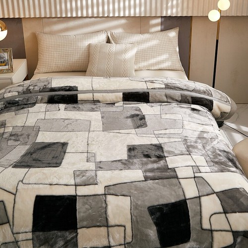 Blanket Thick Blanket Super Warm Soft Quilt Chinese Brand Bed Cover Double Layer - Picture 22 of 29