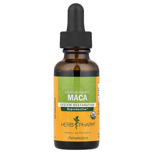 Herb Pharm Organic Whole Root Maca 1 fl oz 30 ml Gluten-Free, Organic