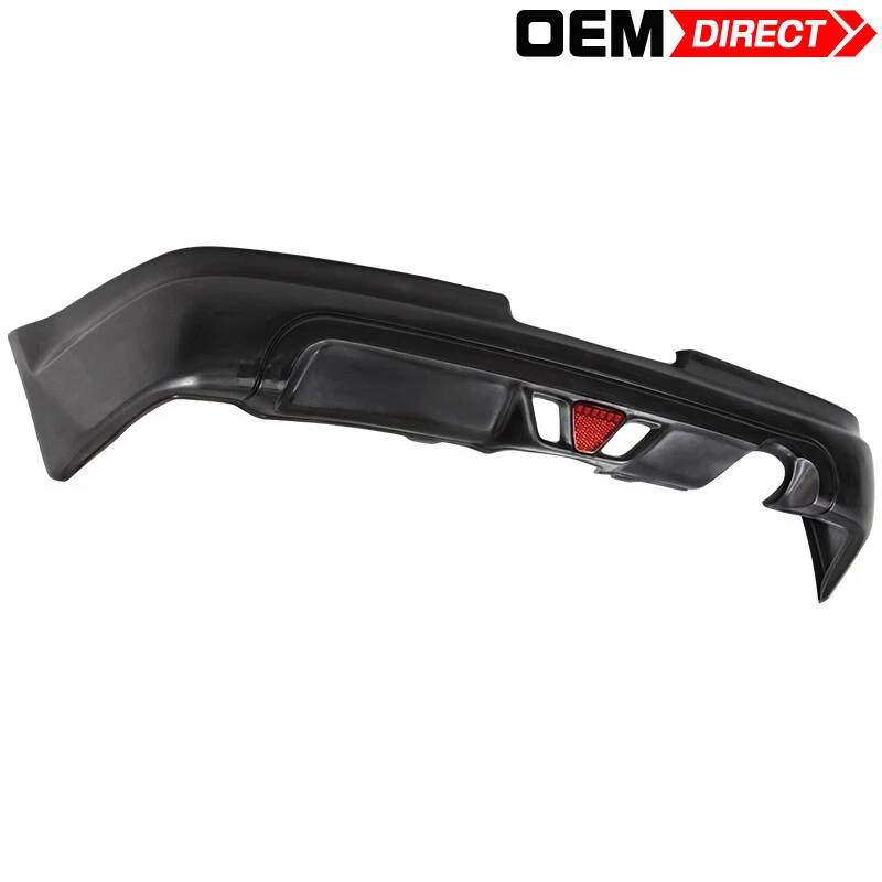 Fits 05-06 Acura RSX Coupe 2Dr Mugen Style Rear Bumper Lip With Led Brake Light Foto 4 de 4