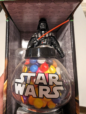Star Wars Darth Vader Gift Set Gumball Machine and Candy Fan NEW