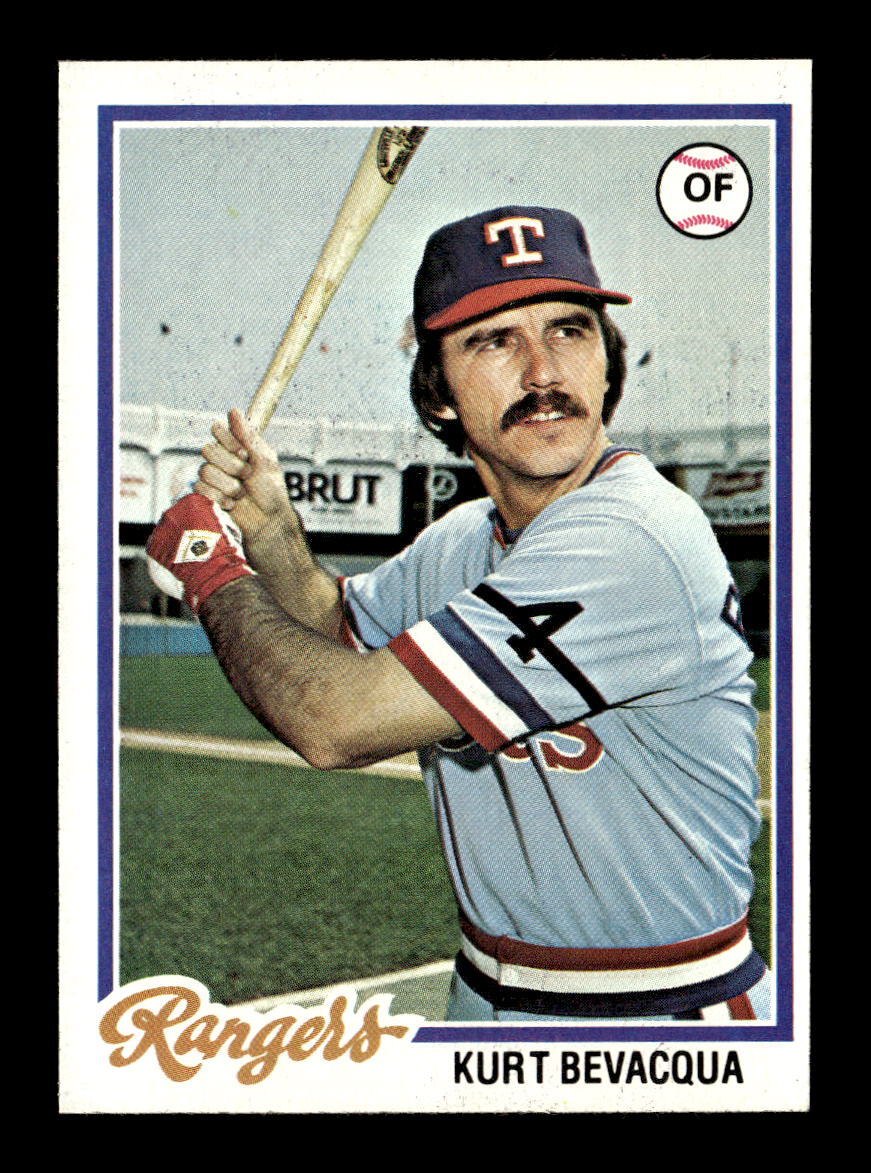 1978 Topps #725 Kurt Bevacqua Texas Rangers NM Baseball Card *J279