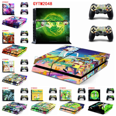 Rick and Morty Theme For Sony PS4 Console Controller Skins Vinyl Sticker  Australia