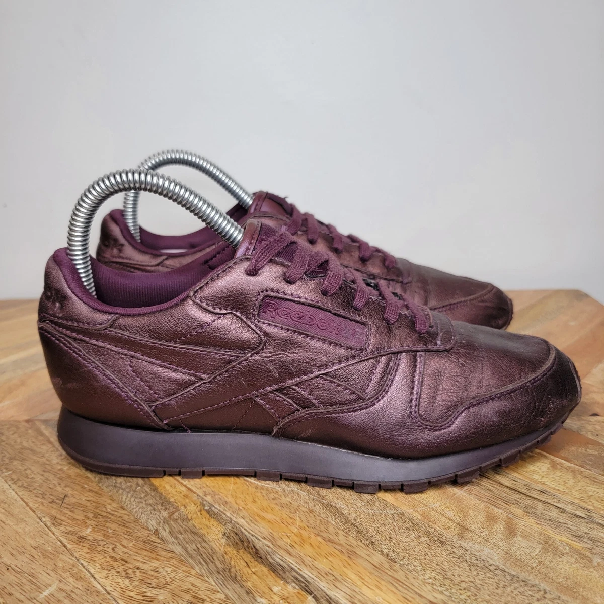 Reebok x Classic Leather Shoes Sneakers Burgundy (BD1491) Womens US 6.5 eBay