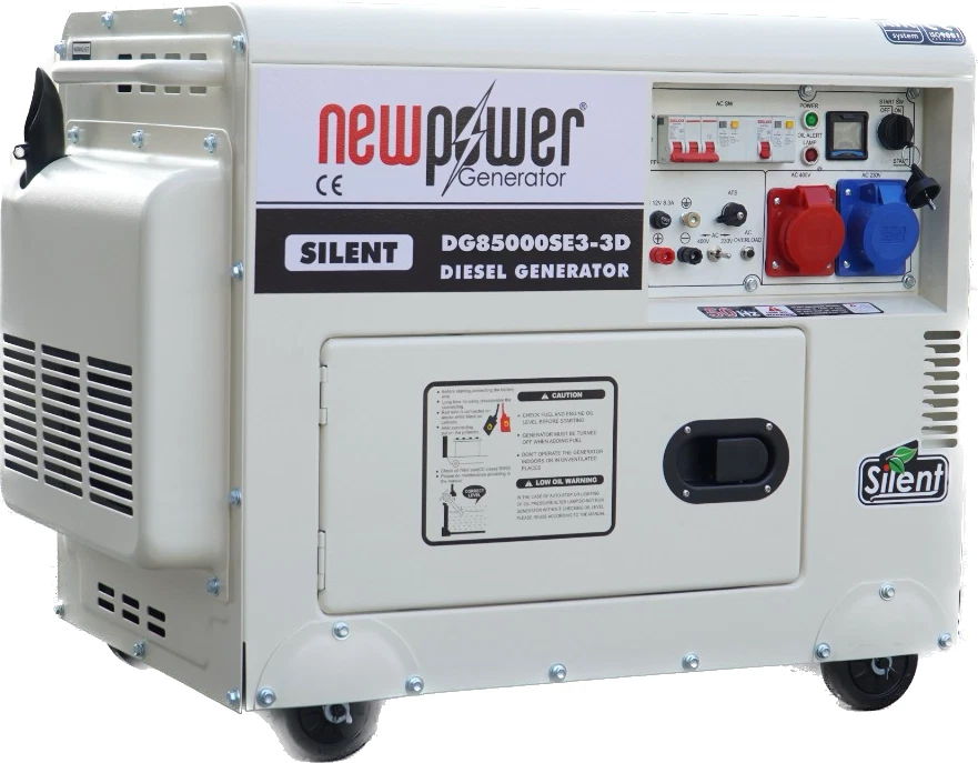 DG8500 Stromerzeuger 6,5 kw 6500 Watt Stromaggregat E-Start AVR 230V oder 400V - Bild 2 von 4