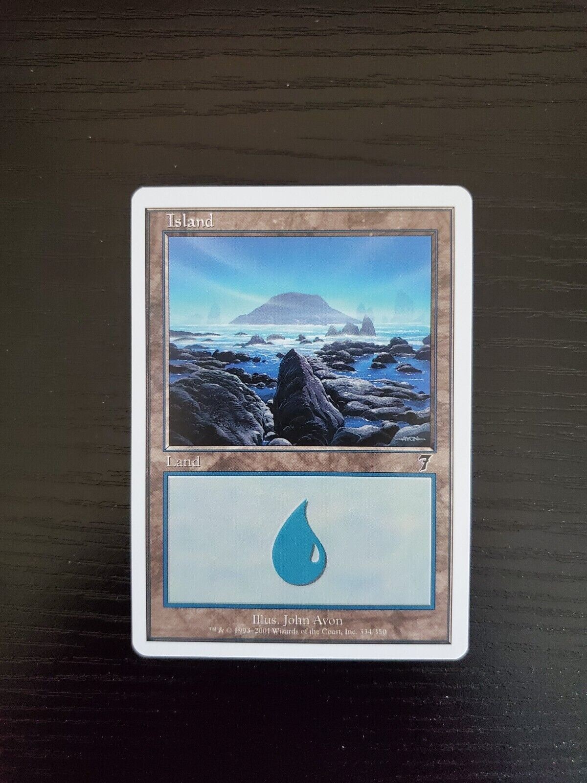MTG Magic the Gathering 7th Edition - Island (334) - NM