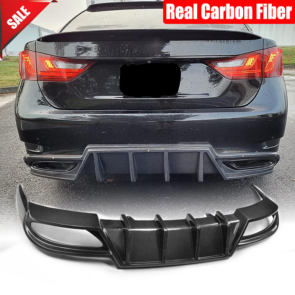 For Lexus GS350 F-Sport 2012-2015 Carbon Firber Rear Bumper