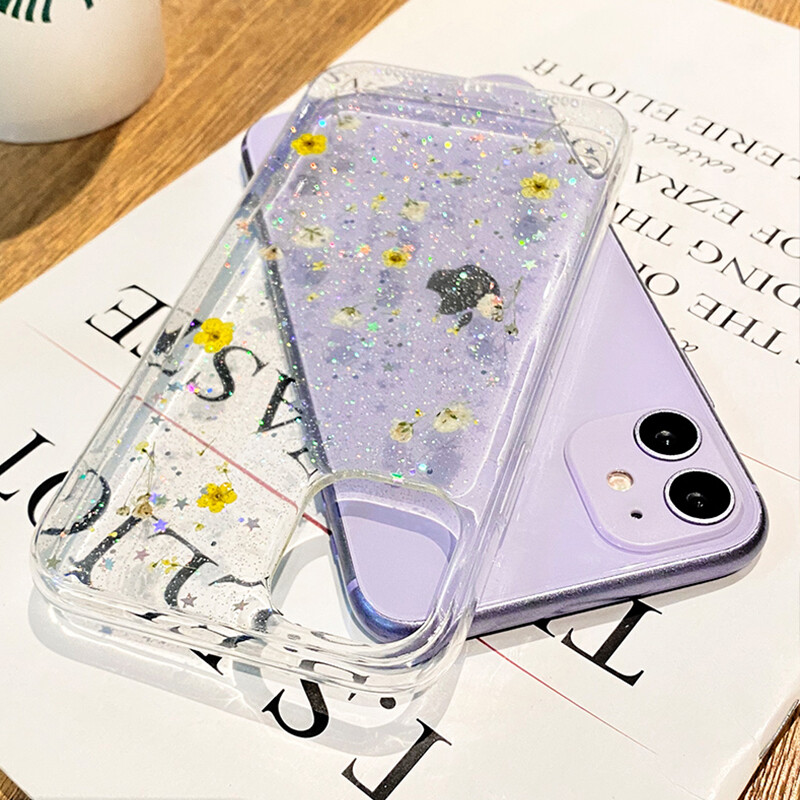 NITITOP Cover Per IPhone 13/14 / 15 Carina 3D Fiocco Trasparente Con Paillettes Traslucida Glitter Per Ragazze Femminile Anti Ingiallimento Custodia Con Antiurto - Rosa Fiocco - Foto 9