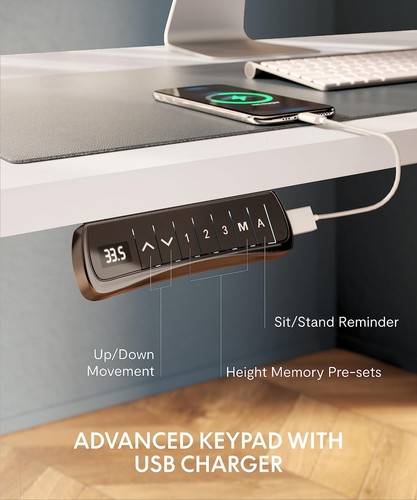FLEXISPOT Pro Corner Desk Dual Motor L Shaped Computer Electric Standing Desk - Picture 4 of 54