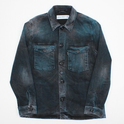 DEPARTMENT FIVE 5 DENIM JACKET  MENS SIZE MEDIUM Broz Camicia Giubbo