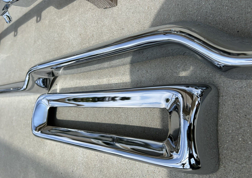 THUNDERBIRD BACK REAR NEW TRIPLE CHROME PLATED BUMPER 64-65 1964-1965 FORD OEM - Picture 12 of 13