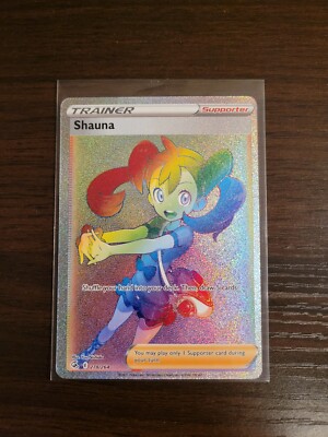 Shauna 278/264 - Full Art Secret Rainbow Rare - Pokemon Fusion Strike  Trainer
