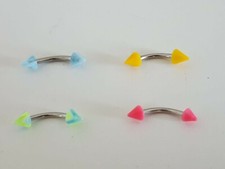 Lote 4 piercings cejas nuevos
