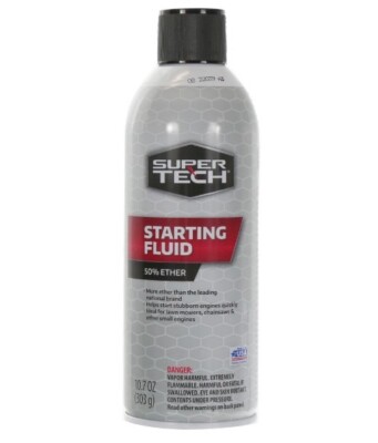 Super Tech Starting Fluid   50% Either, 10.7 oz
