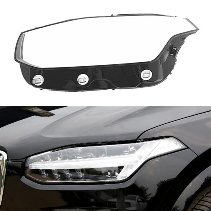 Volvo XC90 2016-2024 Left Front Headlight Lens Cover Replacement 1Pc