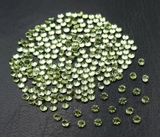 Peridot - facetté rond - brillant - 265pcs - 19.50Cts - Ø 2.6mm - sertissage