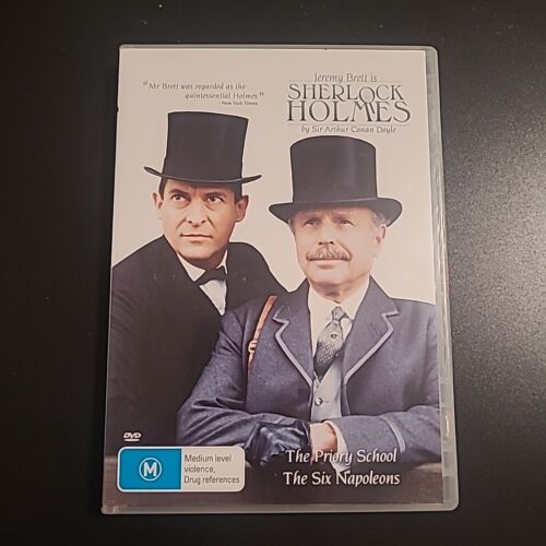 Jeremy Brett is Sherlock Holmes DVD - The Priory School / The Six Napoleons - Picture 1 of 2