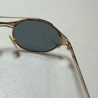 CAZAL Vintage Retro Made in Germany Gold Schwartz Oval 