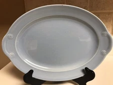 Taylor, Smith & Taylor Lu-Ray Pastels Blue Oval Platter