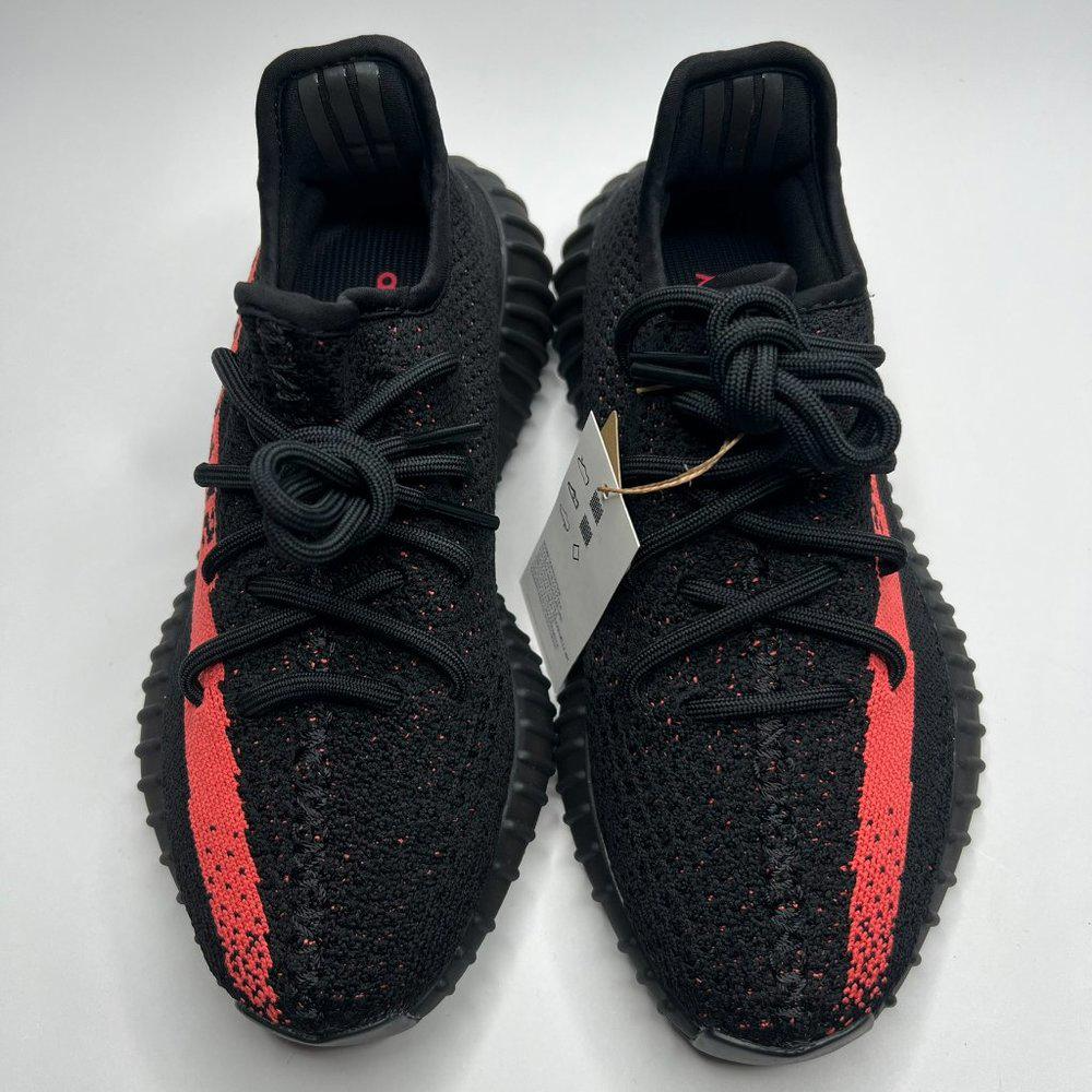 Adidas Yeezy Boost 350 V2 Core Black Red BY9612 Men Size 4.5 New