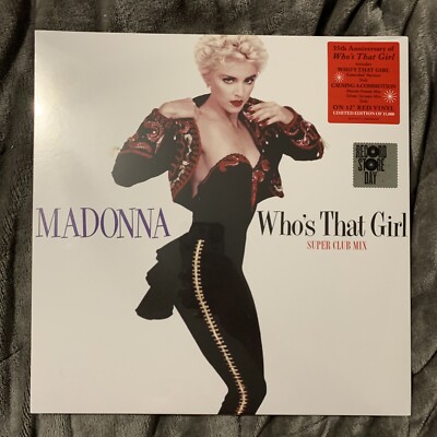 35th Madonna RSD 2022 Who's That Girl Super Club Mix Red Vinyl LIMITED &frasl;15K  New! | eBay
