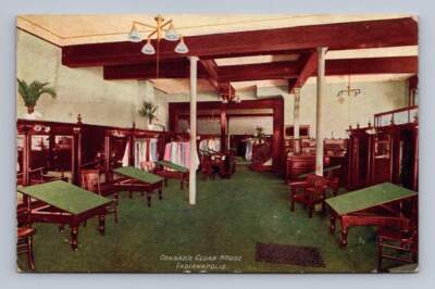 Conrad's Cloak House INDIANAPOLIS Antique Clothing Store Interior PC 1909