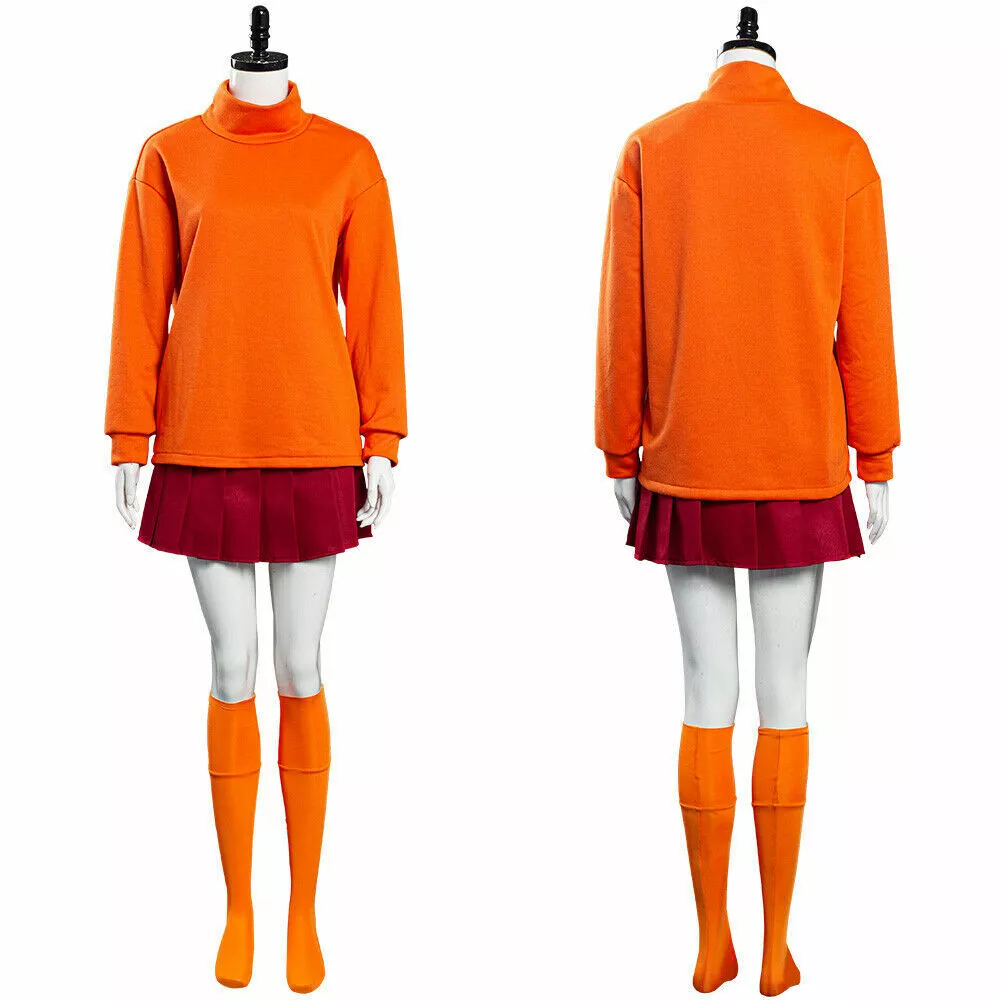 Velma Dinkley Scooby Doo Cosplay Costume Ready to Ship 