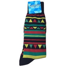 Funky Colors Men s Novelty Crew Socks Size 6-12 New AR120