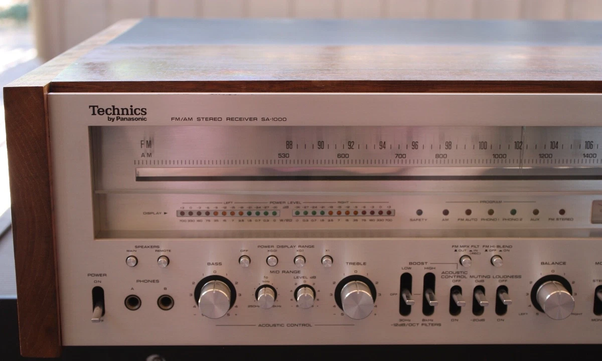 Vintage Technics SA-1000 Stereo Receiver - Restored / Re-capped