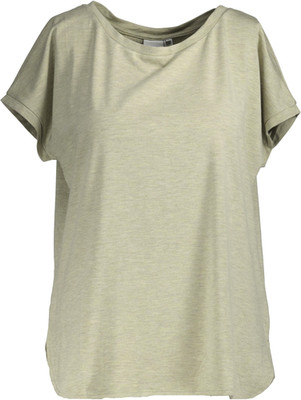 NEU! ICHI Damen T-Shirt Art. 20109945 oliv mit silberfarbigem Glitzer Gr. S