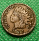 1887 Indian Head Cent High Grade Coin  #M27