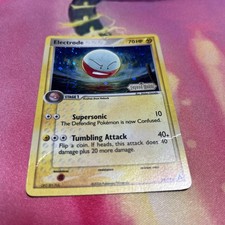 Pokemon Electrode 32/92 Reverse Holo Foil Stamped EX Legend Maker MP
