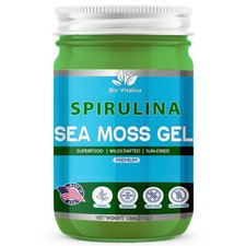 Spirulina Sea Moss Gel Irish sea Moss Organic Vegan superfood True Sea Moss