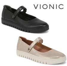 BEST SELLER - WOMEN VIONIC Uptown Mary Jane Flat Leather Medium US