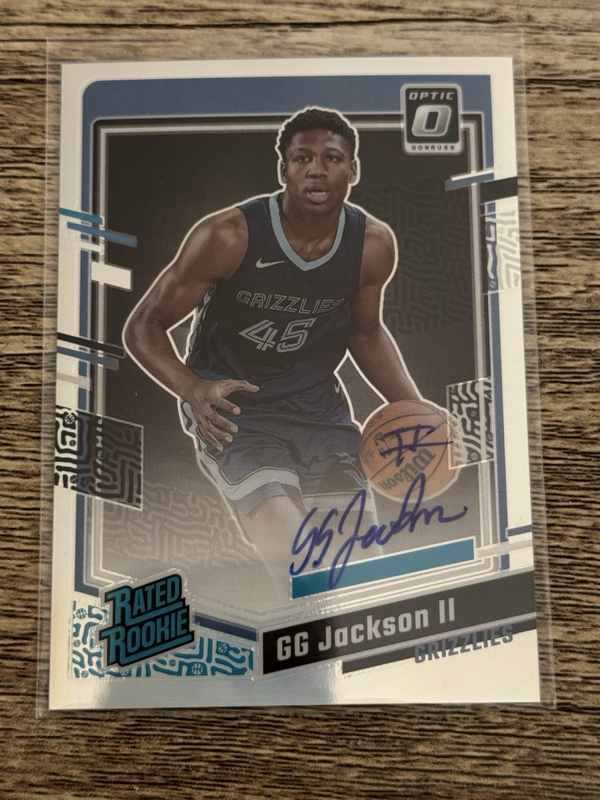2023-24 Panini Donruss Optic GG Jackson II #260 Silver Holo Rated Rookie RC Auto
