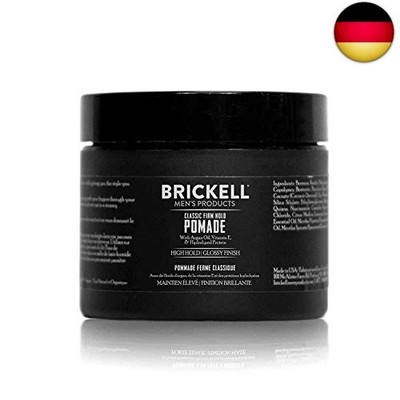 Brickell Men's Firm Hold Pomade - Natürlich und organisch - Schmiere Pomade für 