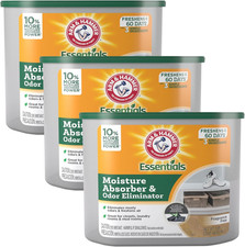 Essentials Disposable Moisture Absorber and Odor Eliminator Tub, Fragrance Free,