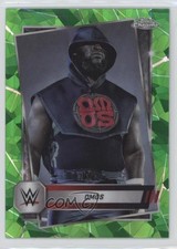 2025 Topps Chrome WWE Sapphire Edition Green 67/75 Omos #53 01wt