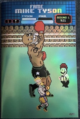 MIKE TYSON PUNCH OUT - HOLO FOIL VIRGIN MATTHEW WAITE - Fame Comic Limited to 60