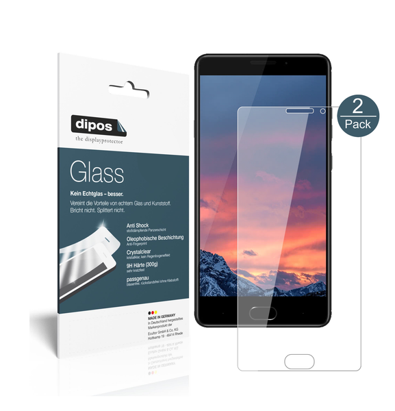 Schutzfolie FüR Vernee Thor Plus Anti-Shock Klar 9H Display Folie Dipos Glass-image