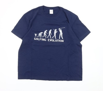 Herren T-Shirt UK Größe XL Stedman Blau