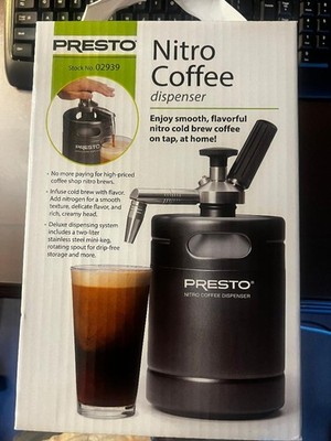 Presto Nitro Coffee Dispenser Model 02939  Brand New! smoke free home