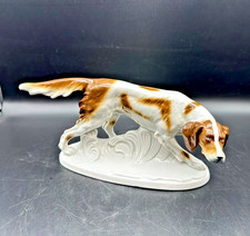 Cane da caccia in porcellana probabilmente Turingia 1920 circa