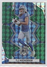2022 Panini Mosaic Green Mosaic Prizm TJ Hockenson #68 2l4