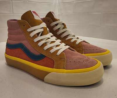 Vans Sk8 Hi Reissue VLT LX Suede Leather Multi Mens Size 9 Trail NOAH WTAPS