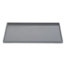 HUBERT  Grey Melamine Tray - 9 3/4" L x 6 3/4" W x 1/2" H