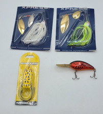 Fishing Lures Premium Spinnerbait Booyah Pad Crasher Jr. Crankbait Lot Of 4