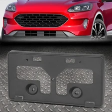 For 20-22 Ford Escape OE Style Black Front License Plate Mounting Bracket Holder